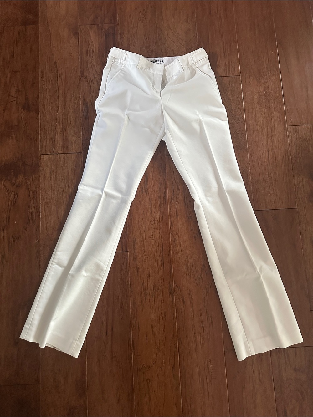 Express White Columnist Dress Pants